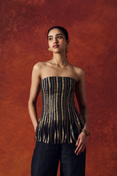 Taar Corset in Blue