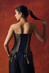 Taar Corset in Blue
