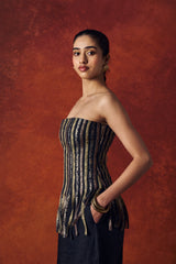Taar Corset in Blue